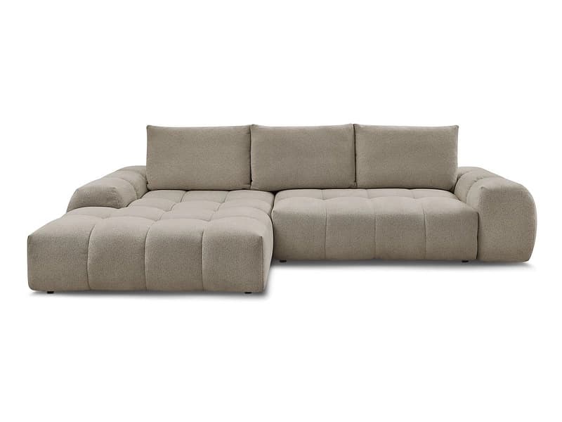Ecksofa BOBOCHIC EVEREST Stoff chiniert taupe