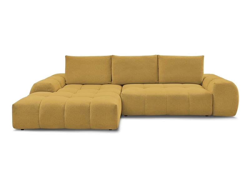 Ecksofa BOBOCHIC EVEREST Stoff chiniert gelb