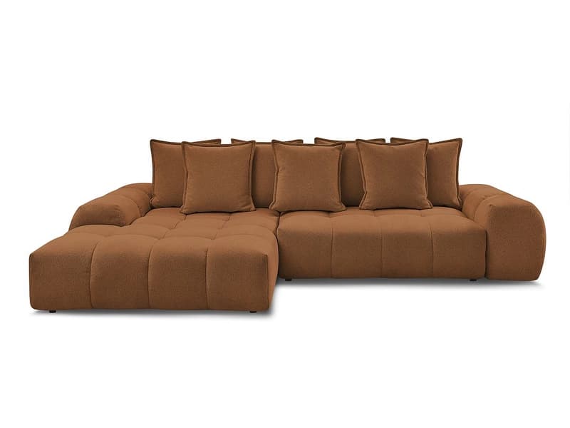 Ecksofa BOBOCHIC EVEREST Stoff chiniert orange