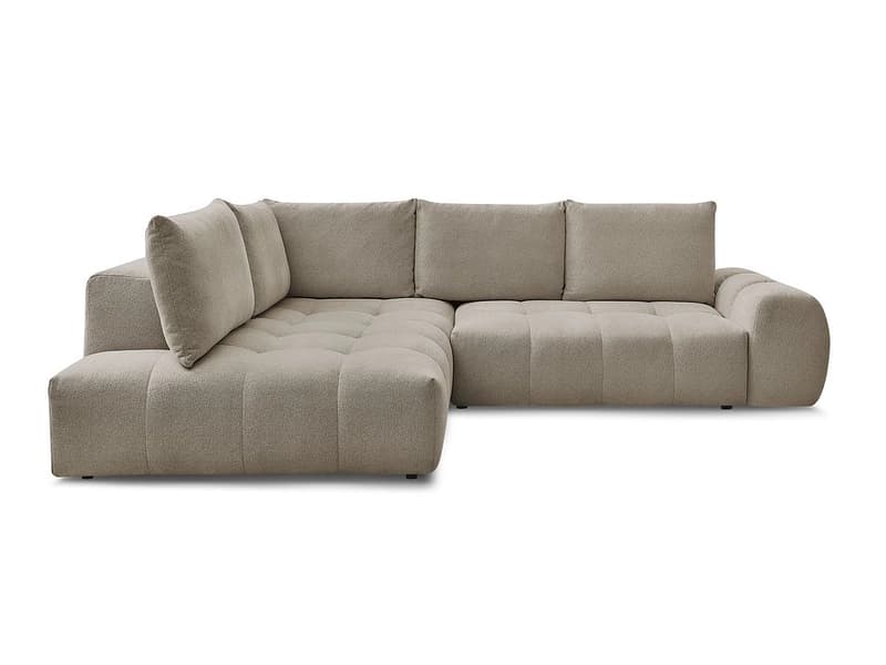 Ecksofa BOBOCHIC EVEREST Stoff chiniert taupe