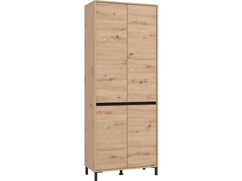 Schuhschrank ARIA 36 Paar Schuhe 4 Türen artisan eiche