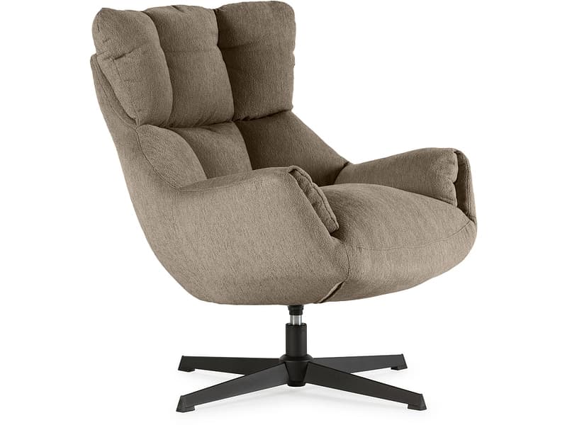Sessel MARCKERIC ODETTE Stoff taupe