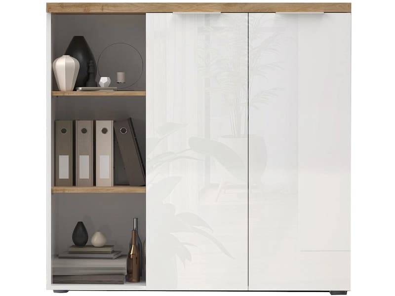 Bibliothek EASY OFFICE 34x120x115cm melamin