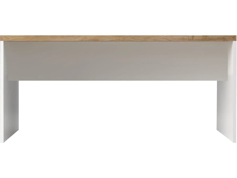 Schreibtisch EASY OFFICE 75x138x75cm weiss lackiert