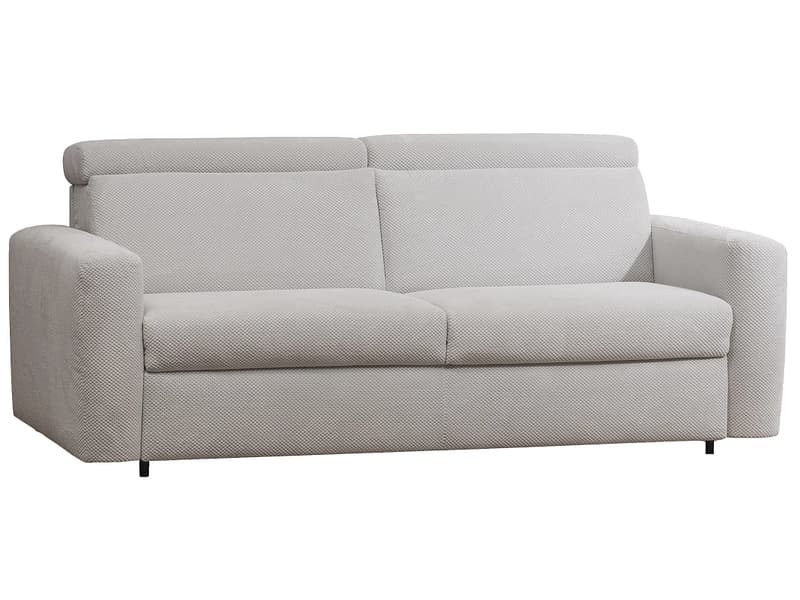 3er Sofa MILO Stoff silver