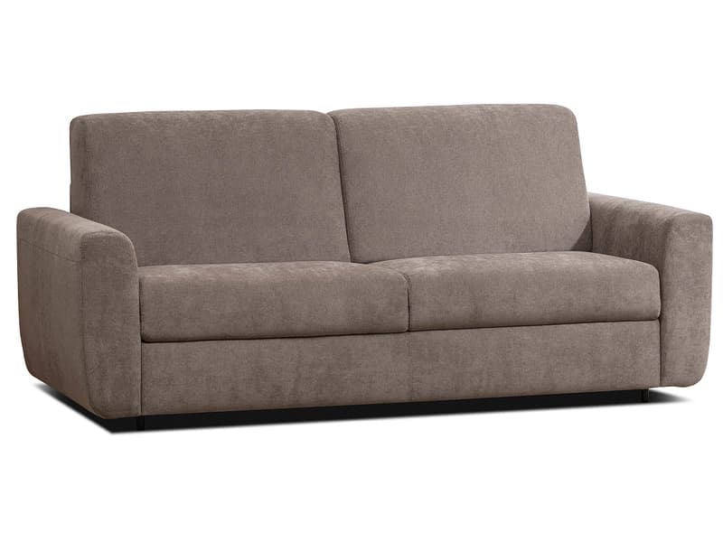 3er Sofa LOU Stoff hellgrau