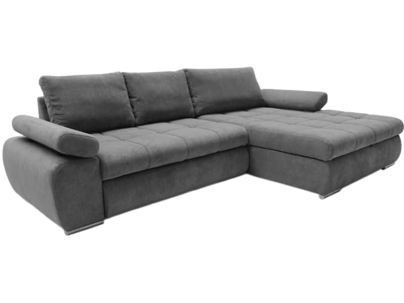 Ecksofa YALE Stoff dunkelgrau
