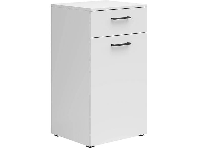 Kommode MULTI 1 Tür 1 Schublade 40x45x83cm weiss