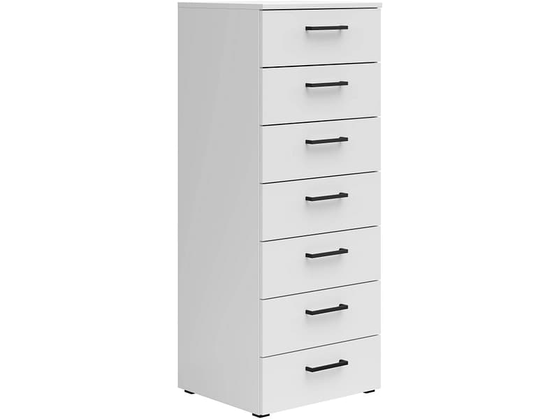 Kommode MULTI 7 Schubladen 40x45x115cm weiss