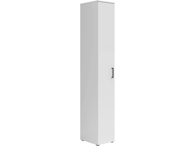Aufbewahrungsschrank MULTI 1 Tür 40x30x195cm weiss