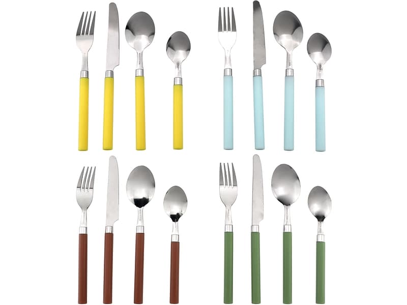 Besteck-Set COLORAMA 16-teilig grau