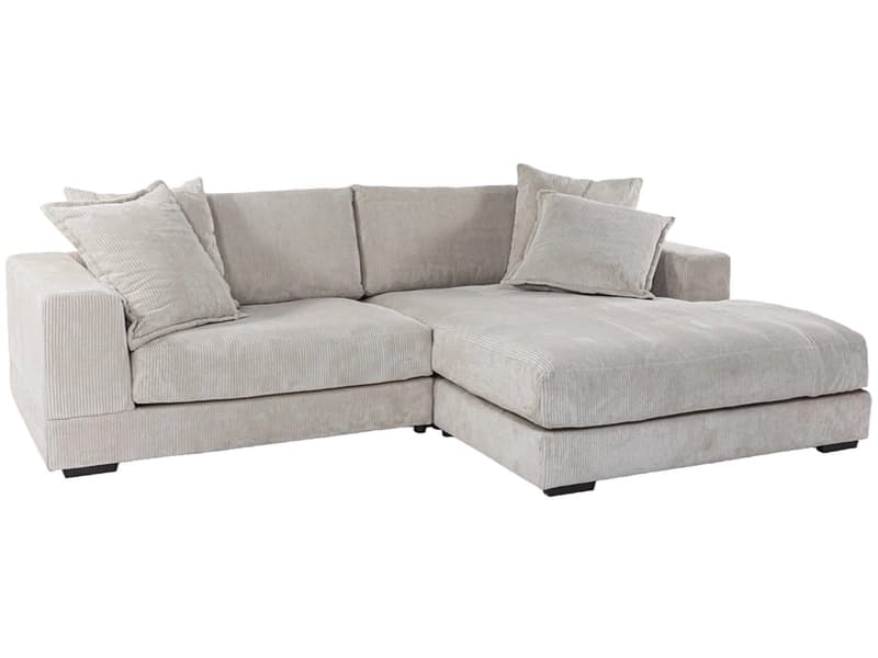 Ecksofa TIANA Stoff cream