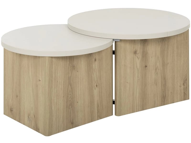 DIAGONE Couchtish ECLIPSE 96x60x38cm artisan eiche