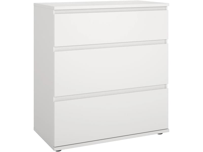 Kommode NOVA 3 Schubladen 40x76.8x83.7cm weiss matt