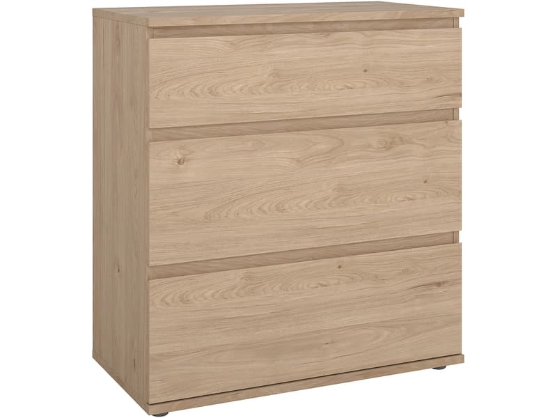 Kommode NOVA 3 Schubladen 40x76.8x83.7cm braun matt