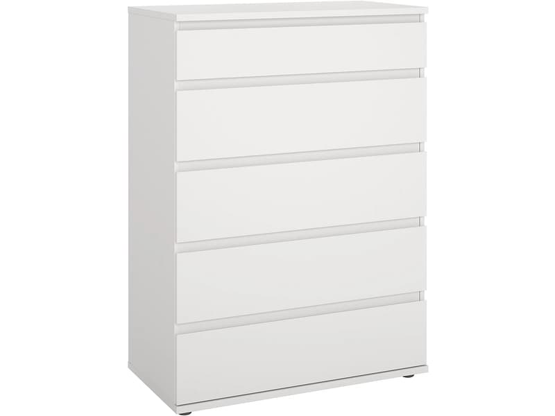 Kommode NOVA 5 Schubladen 40x76.8x106.6cm weiss matt