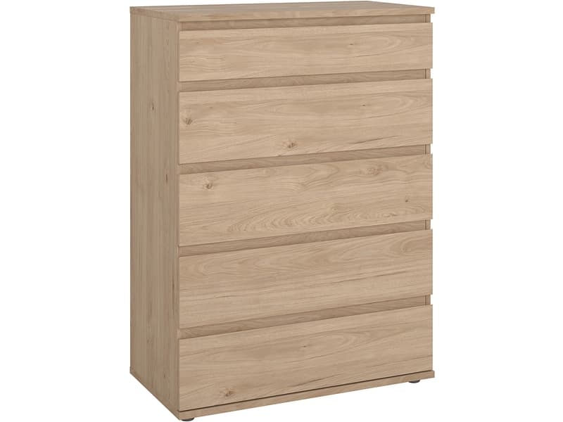 Kommode NOVA 5 Schubladen 40x76.8x106.6cm braun matt