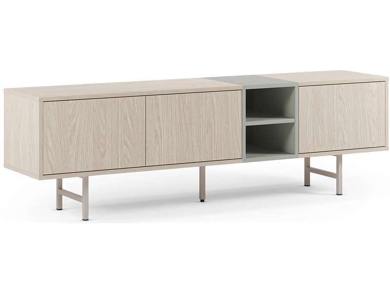 MARCKERIC TV-Möbel THEA 180cm eiche gebleicht