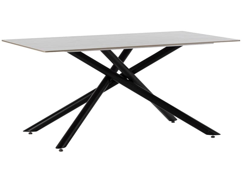 MARCKERIC Tisch SAKI 160x90x75cm kieselfarben