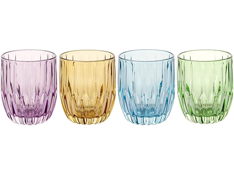 Wasserglas RIO 1 Stück mehrfarbig 30 cl