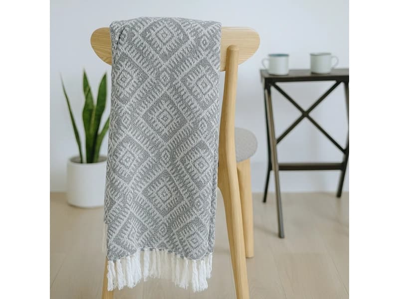 Decke KIM 130x170cm grau