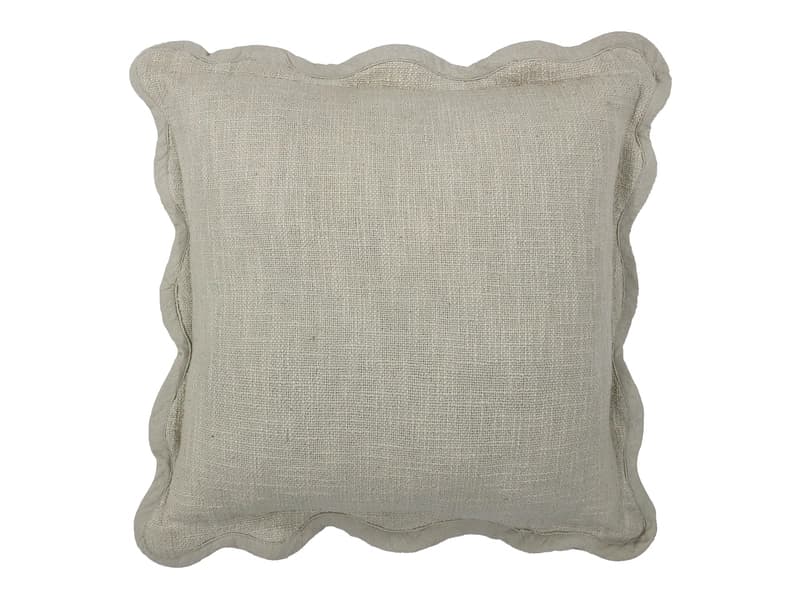 Kissen JULIETTE 40x40cm grau unifarben