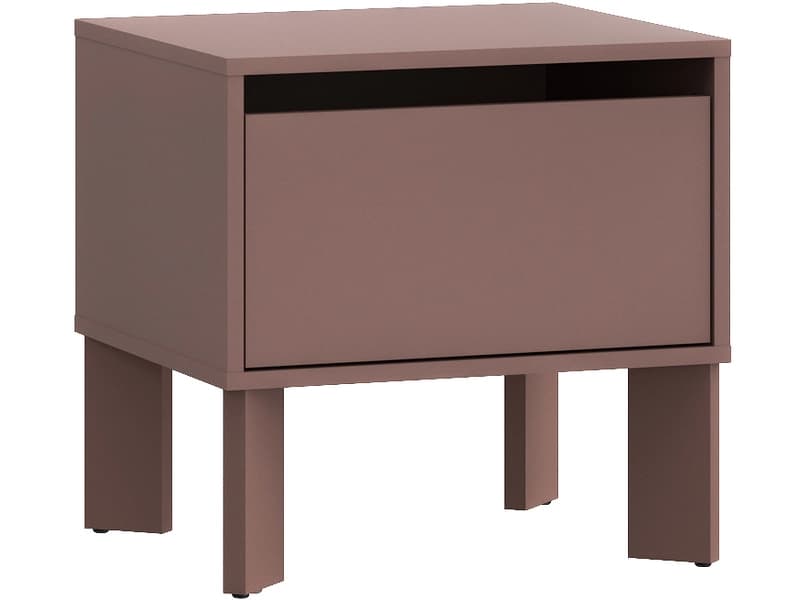Nachttisch TAHOE 1 Schublade 48.2x41.4x47.6cm terrakotta dekor