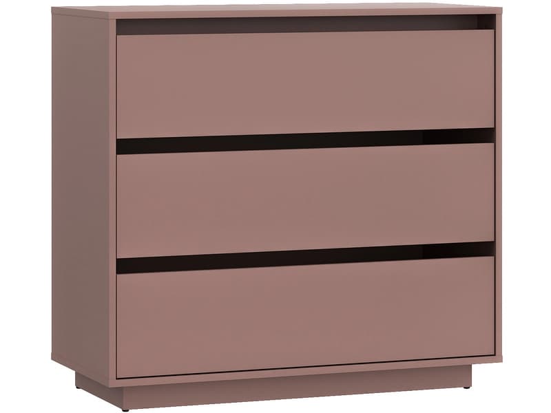 Kommode TAHOE 3 Schubladen 41.4x93.2x85.4cm terrakotta dekor