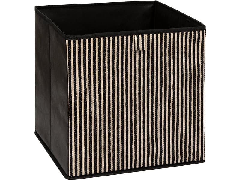 Aufbewahrungsbox ZIRO schwarz 31x31x31cm