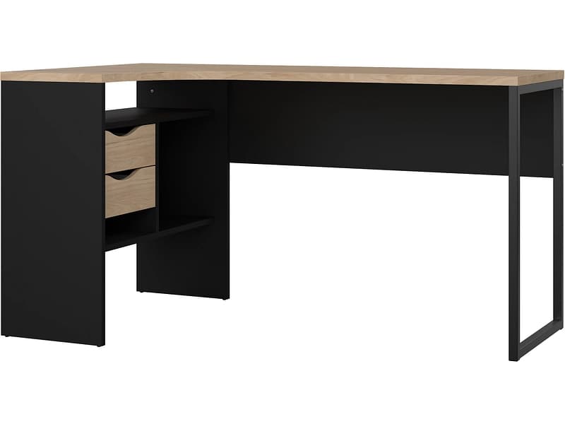 Schreibtisch YASMINE 81x145.1x76.8cm schwarz