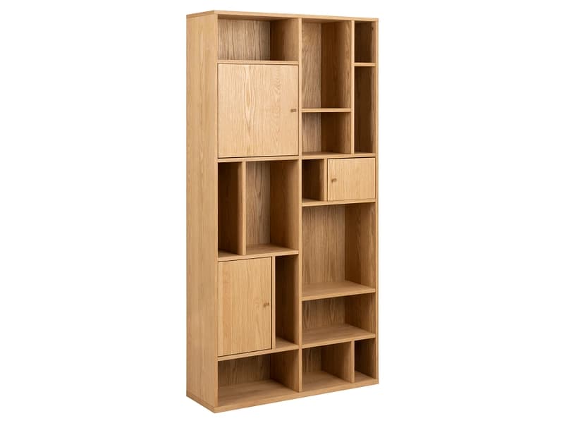 Bibliothek RANGOON 30x90x180cm massivholzfurnier