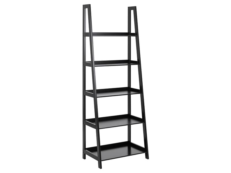 Regal WALLY 40x63x180cm mdf schwarz