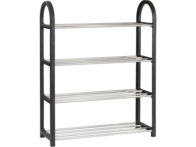 Schuhablage LYSSANDRE schwarz 18x49.5x64cm