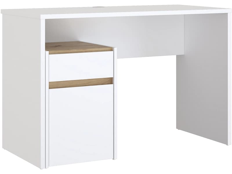 Schreibtisch MODULTRICK 52.7x110x72.5cm weiss