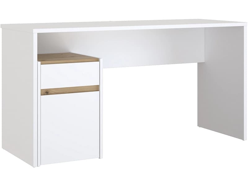 Schreibtisch MODULTRICK 52.7x140x72.5cm weiss