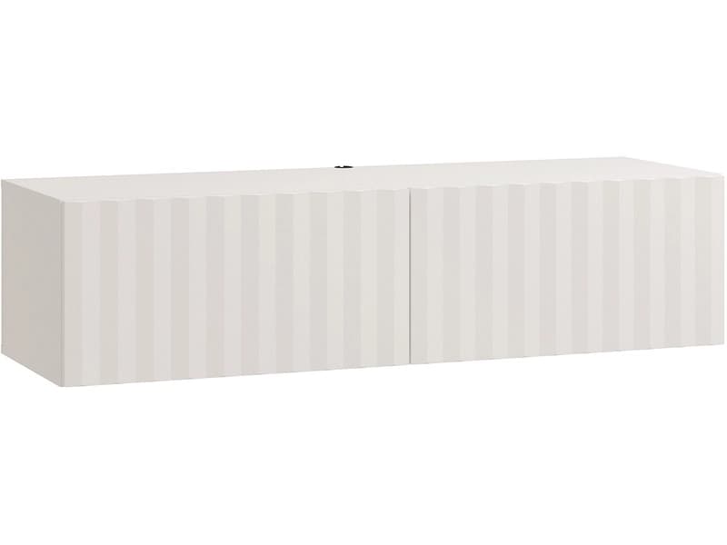 Hängender TV-Schrank ANTIBES 128cm weiss glänzend