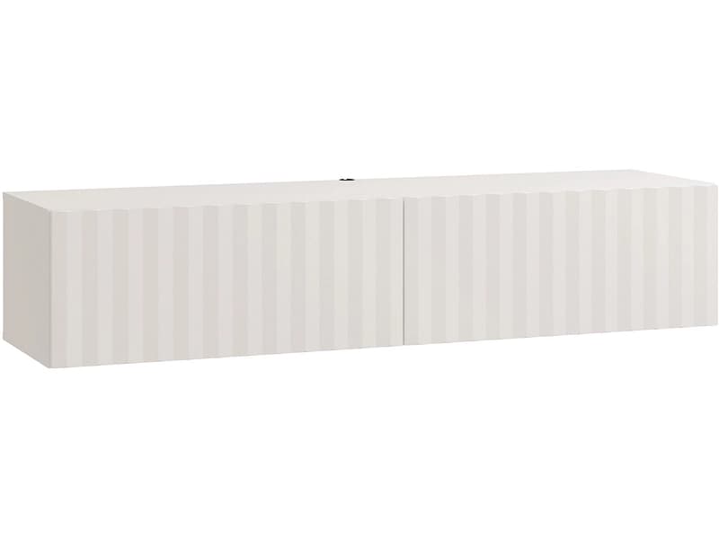 Hängender TV-Schrank ANTIBES 154cm weiss glänzend