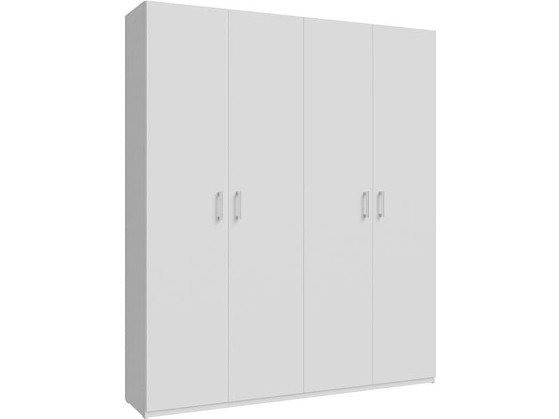 Drehtürenschrank HYÈRES weiss 4 Türen