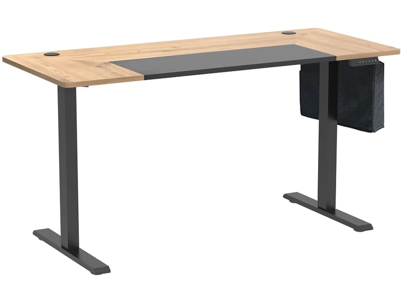 Elektrischer Schreibtisch HARVARD 60x140x72.5cm eiche