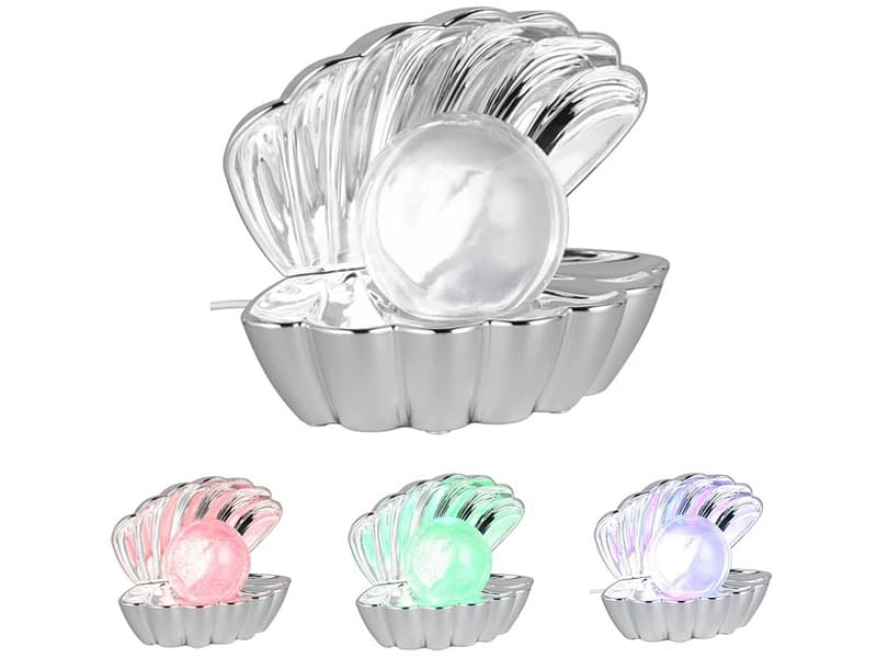 Tischlampe LED SHELLY 14.5cm 0.8W chrom