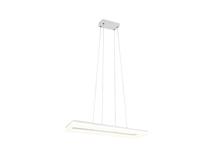 Hängelampe LED 20x150cm 27W weiss