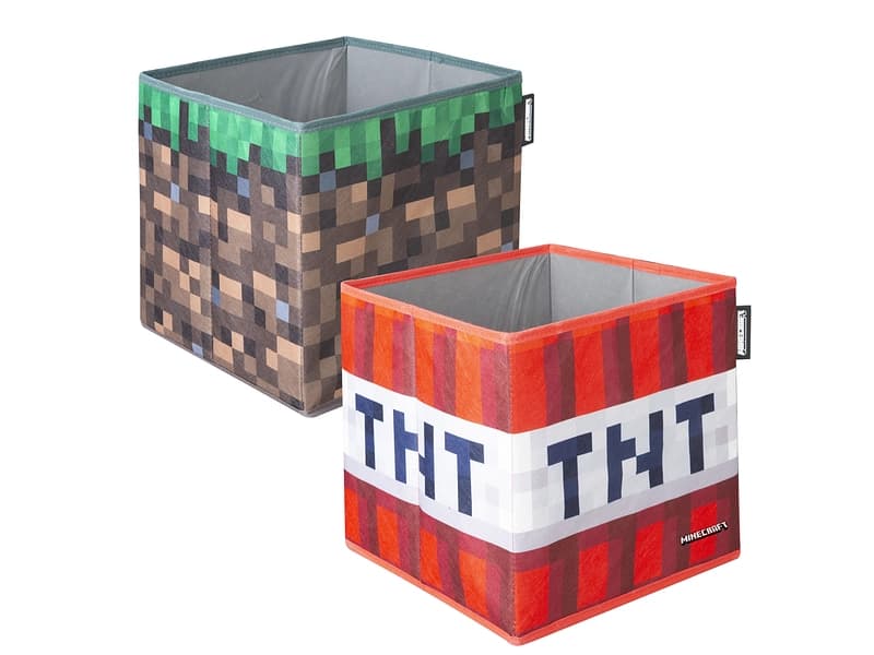 Set Aufbewahrungsboxen MINECRAFT mehrfarbig 27x27x27cm