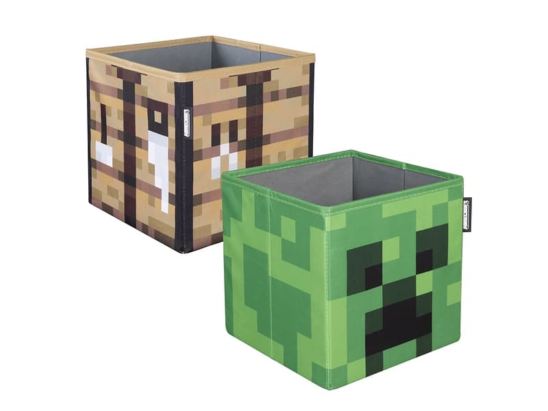 Set Aufbewahrungsboxen MINECRAFT mehrfarbig 27x27x27cm