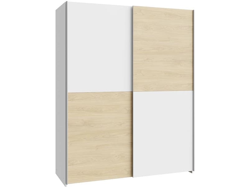 Schwebetürenschrank PAULINE eiche 2 Türen