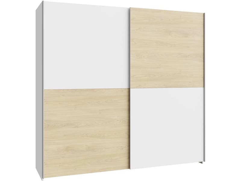 Schwebetürenschrank PAULINE eiche 2 Türen