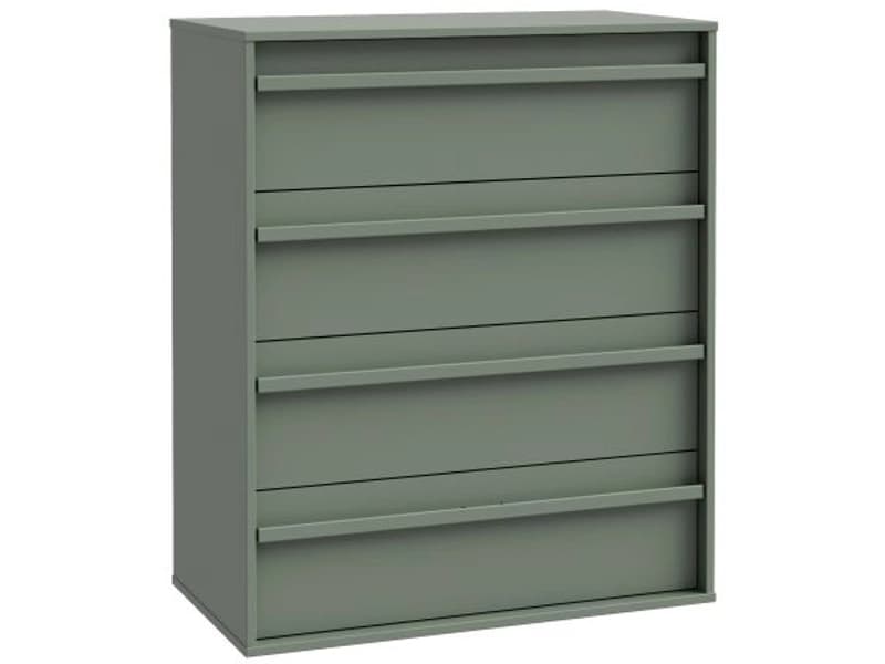 Kommode CANCHOA 4 Schubladen 42x78.4x94.4cm grün dekor