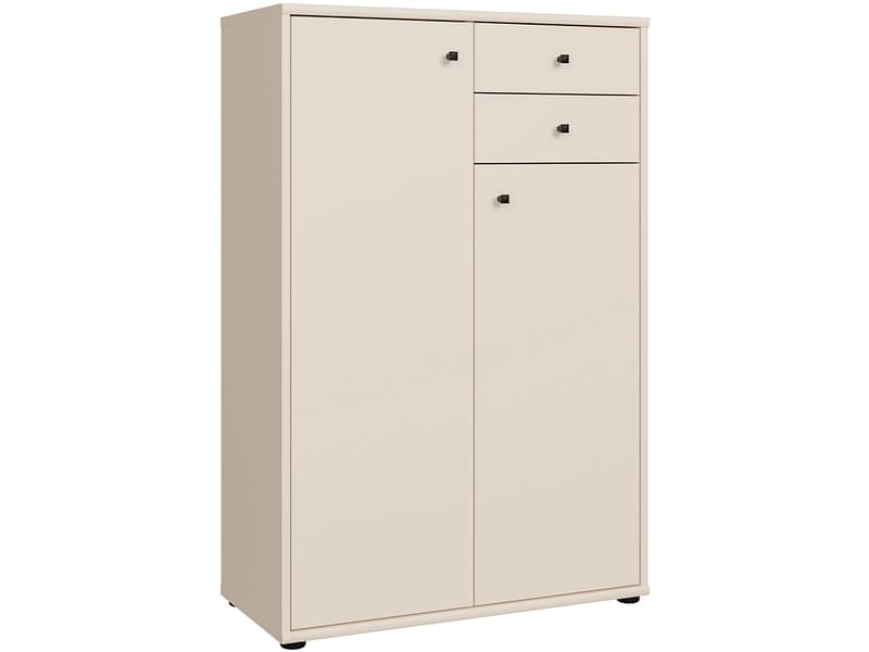 Kommode TEMPRA 2 2 Türen 2 Schubladen 34.8x73.7x111.1cm sand dekor