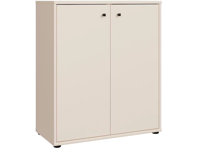 Kommode TEMPRA 2 2 Türen 34.8x73.7x85.5cm sand dekor