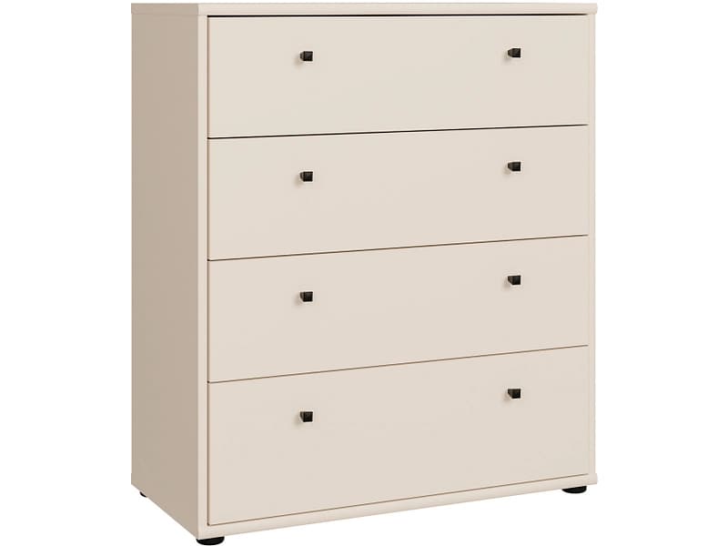 Kommode TEMPRA 2 4 Schubladen 34.8x73.7x85.5cm sand dekor