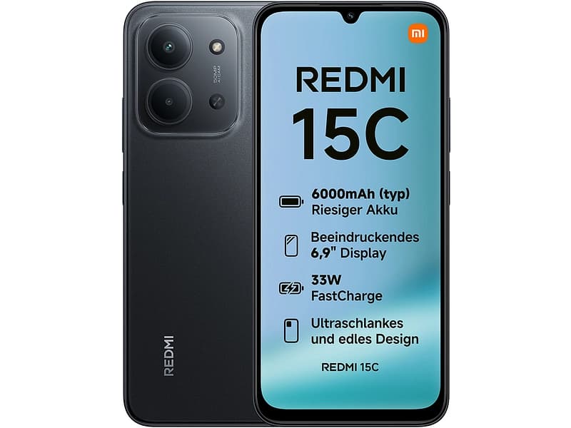 XIAOMI Redmi 15C schwarz 128GB 4G